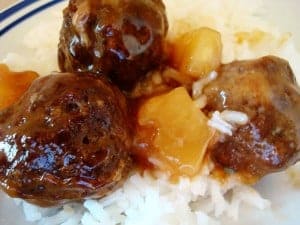 Pineapple Meatballs