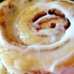 Vanilla Pudding Cinnamon Rolls with Cream Cheese Frosting