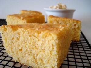 THE Cornbread and Fluffy Honey Butter