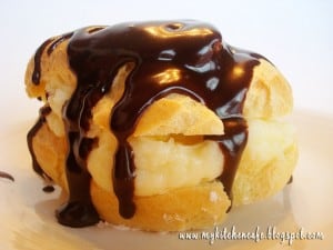Heart Shaped Cream Puffs