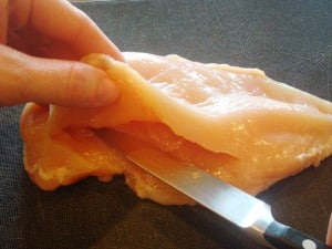 Slicing Chicken