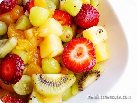 Honey Lime Fruit Salad from Mel's Kitchen Cafe