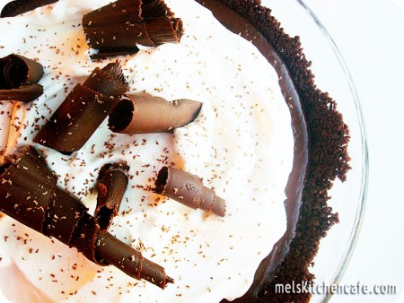 Bittersweet Chocolate Pie