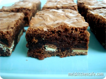 Brownies 1 JPG rounded corners with tag Andes Mint Brownies