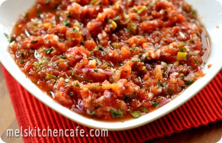 Red Placemat JPG rounded corners One Minute Salsa