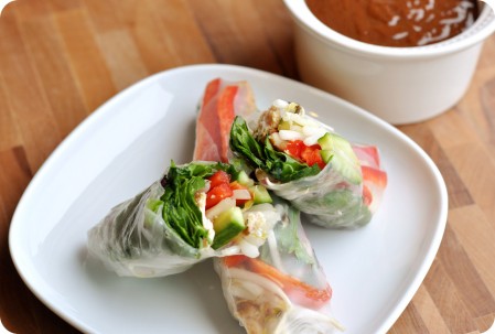 With Sauce JPG rounded corners Vietnamese Spring Rolls