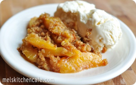 Peach Brown Betty