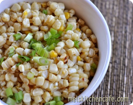 Side View BLOG Grilled Corn Salad