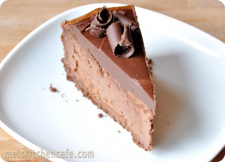 Slice BLOG Chocolate Cheesecake