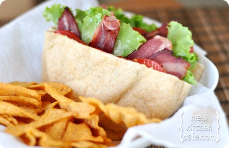 BLT Pockets 2 BLOG BLT Pita Pockets
