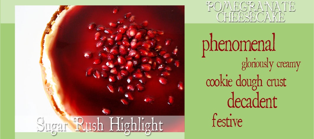 Pomegranate Cheesecake