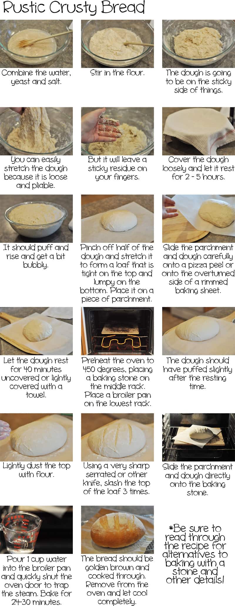 Rustic Bread How To