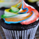 Tie-Dye Frosting for Cupcakes {a How-To}