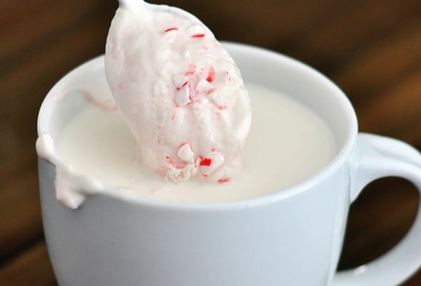 Peppermint White Hot Chocolate