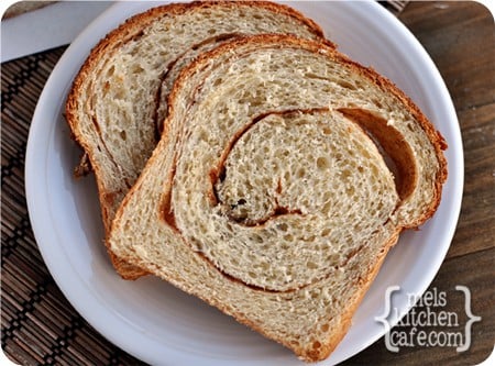 Cinnamon Swirl Bread from Mel's Kitchen Cafe