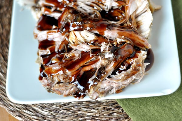 Sweet Balsamic Glazed Pork Loin