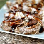 Sweet Balsamic Glazed Pork Loin {Slow Cooker}