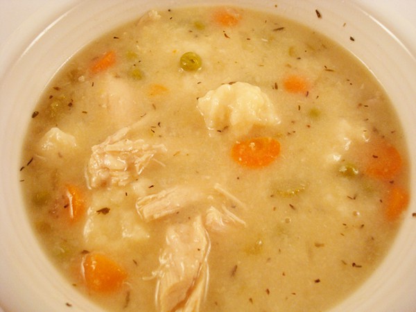 Chicken and Vegetable Dumpling Soup