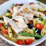 Spring Penne Pasta with Light Butter Sauce