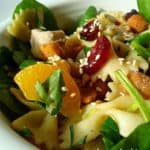 Spinach Chicken & Pasta Salad with Teriyaki Vinaigrette