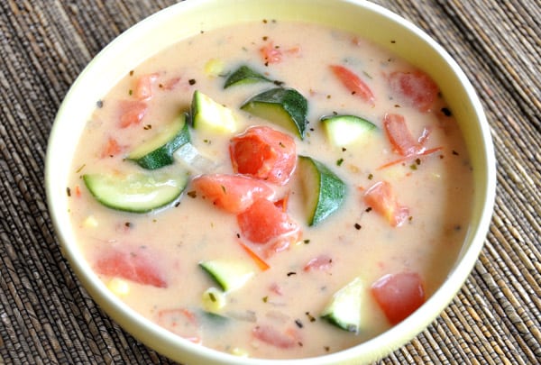 Summer Garden Vegetable Soup