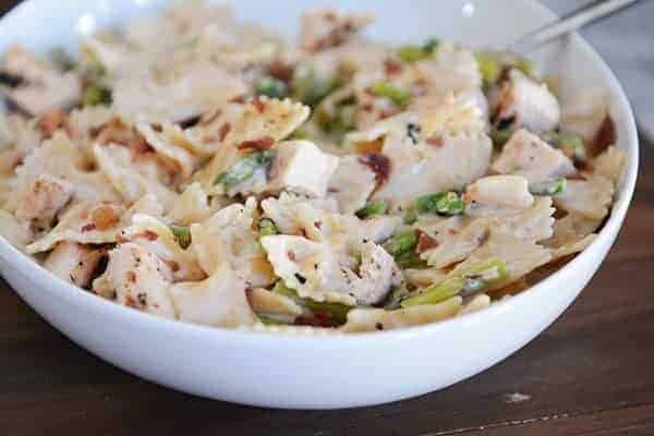 Creamy Bowtie Pasta with Asparagus