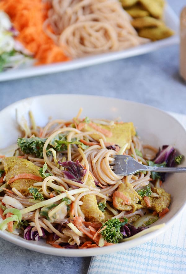 Satay Noodle Salad