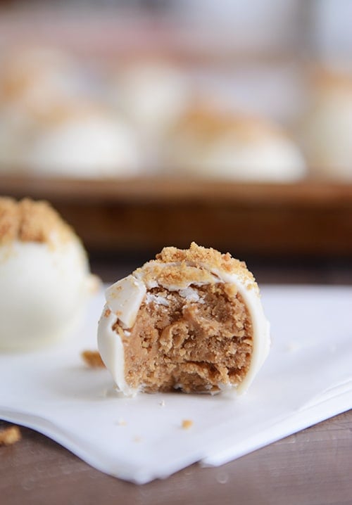 White Chocolate Gingerbread Truffles