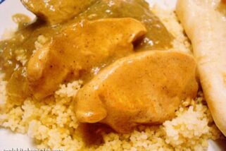 Chicken with Green Curry Sauce