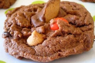 Loaded Peanut Butter Cup Chocolate Cookies