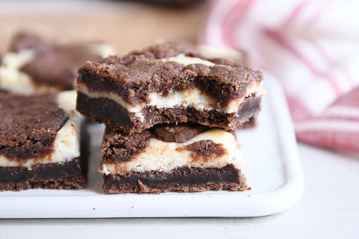 Black and White Cheesecake Brownies