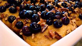 Baked Blueberry Pecan French Toast