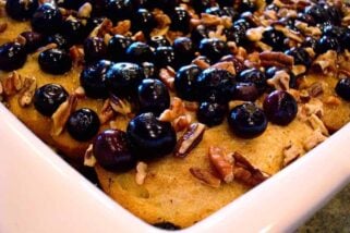Baked Blueberry Pecan French Toast
