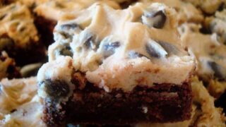 Cookie Dough Topped Brownies