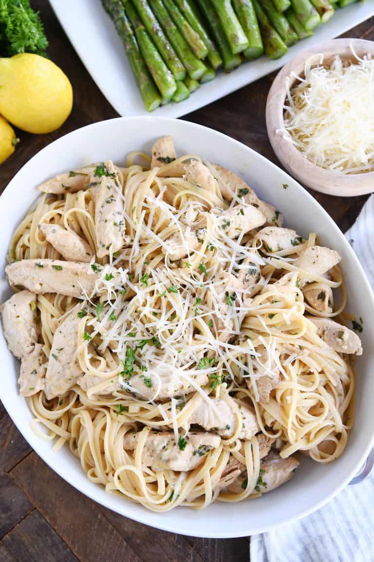 Beach Street Lemon Chicken Pasta | Mel's Kitchen Cafe