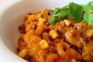 Skillet Chili Mac with Corn and Green Chiles