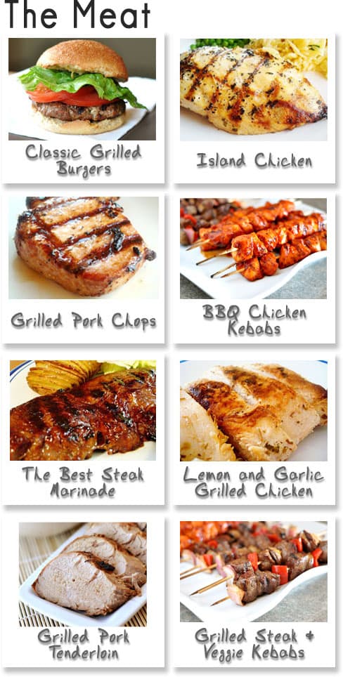 BBQ Make-A-Menu Updated! | Mel's Kitchen Cafe