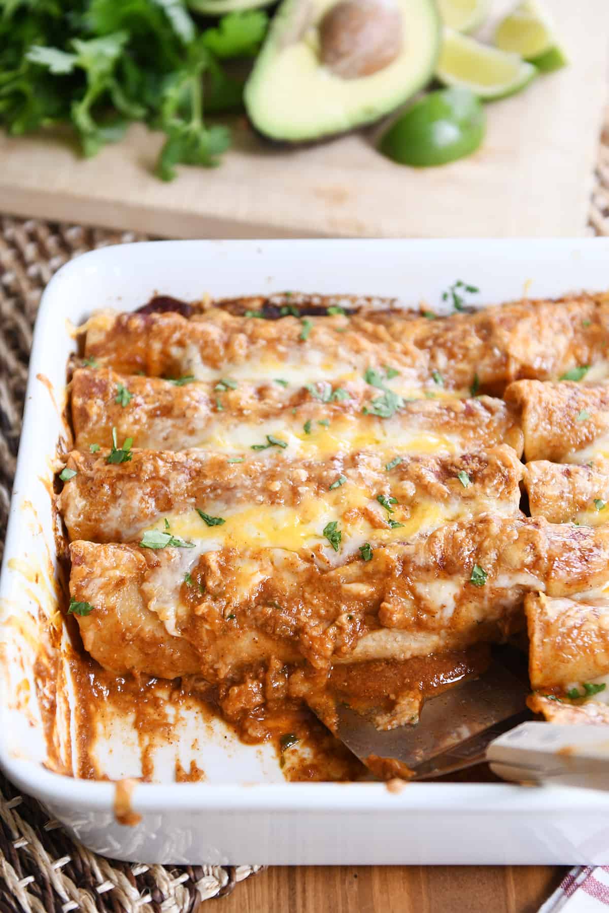 Red Chile Sauce Chicken Enchiladas Mel's Kitchen Cafe