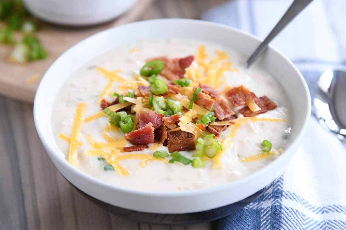 Loaded Baked Potato Soup Corner Bakery