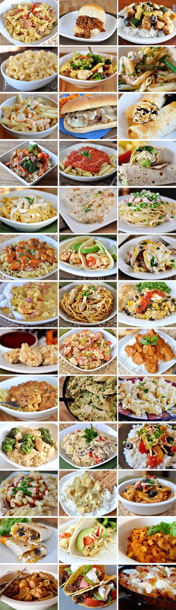 39 meals to make in 30-minutes or less