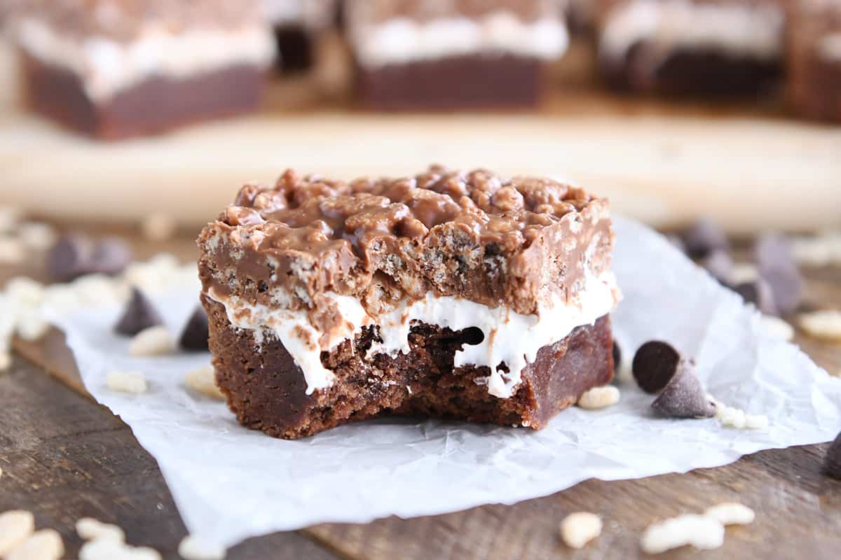 Killer Crunch Brownies Mel's Kitchen Cafe