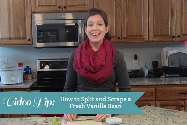 video tip: how to easily split and scrape a vanilla bean