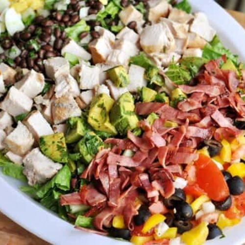 Southwestern Cobb Salad with Green Goddess Dressing Southwestern Cobb Salad with Green Goddess Dressing