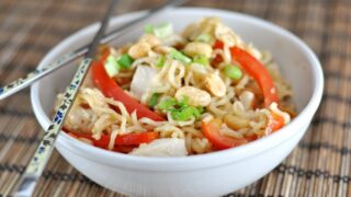Kicked Up Ramen Noodles – Kung Pao Style
