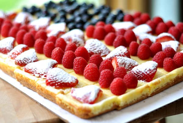 Festive Fruited Cheesecake Flag