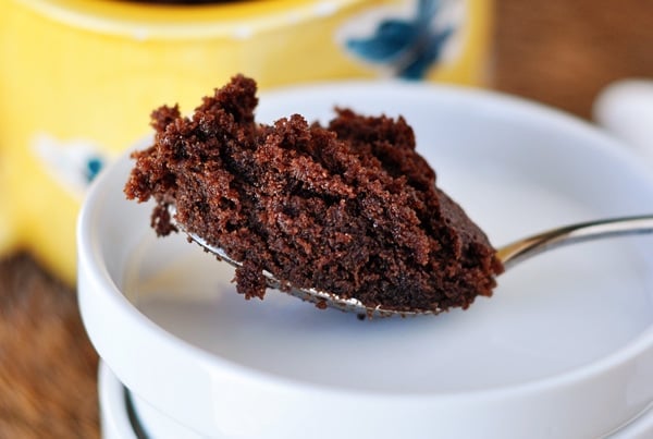 Chocolate Nutella {2-Minute} Mug Cake