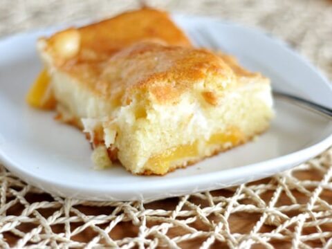 Peaches And Cream Cake Fresh Or Canned Peaches