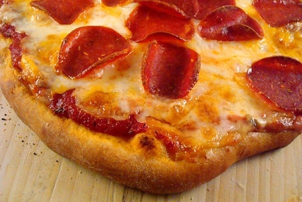 Homemade Pepperoni Pizza (With Fresh Dough!) - On My Kids Plate