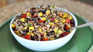 Confetti Rice and Bean Salad