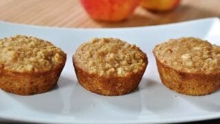 Healthy Applesauce Oat Muffins